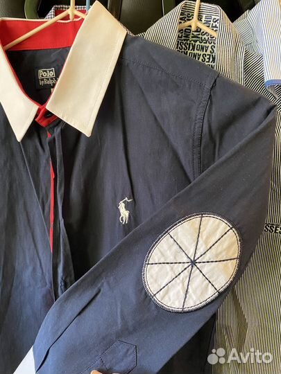 Рубашки фирменные на мальчика 134 140
