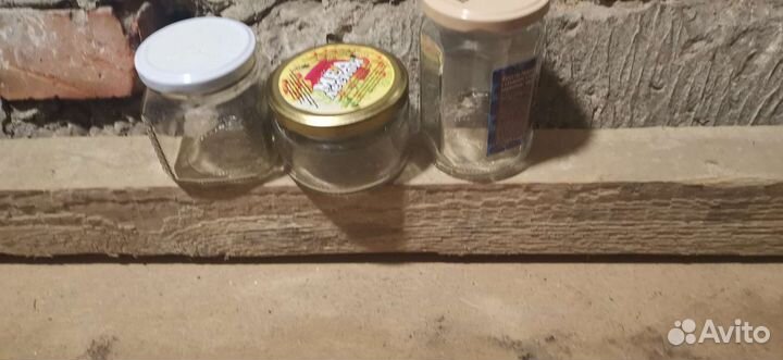 Банка стеклянная 0,25,0,5 л