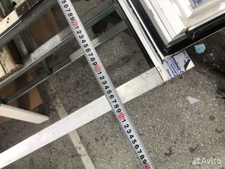 Дверь алюминевая штульповая