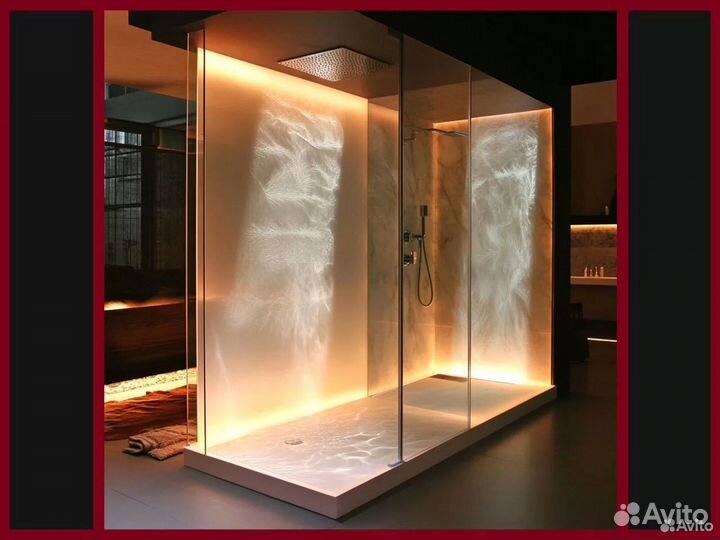 Душевые стеклянные перегородки за 24 часа