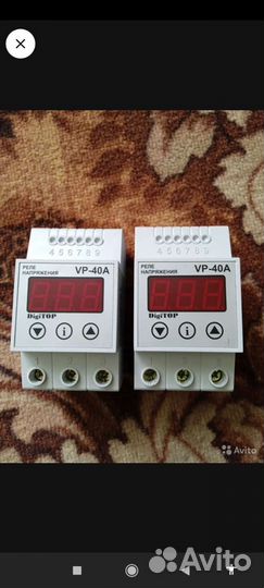 Реле контроля напряжения 40А, 20А