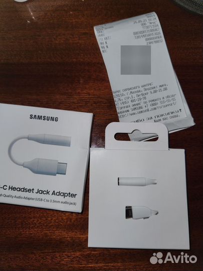 Переходник Туре-С на 3.5 samsung оригинал