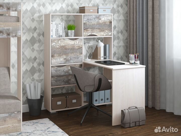 Стол письменный угловой Лаворо лев