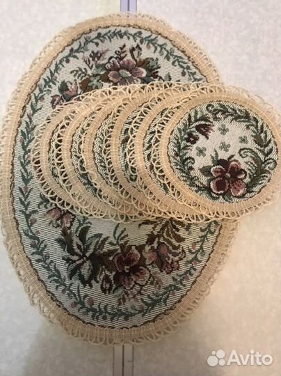 Кружевные салфетки. Набор. Новые