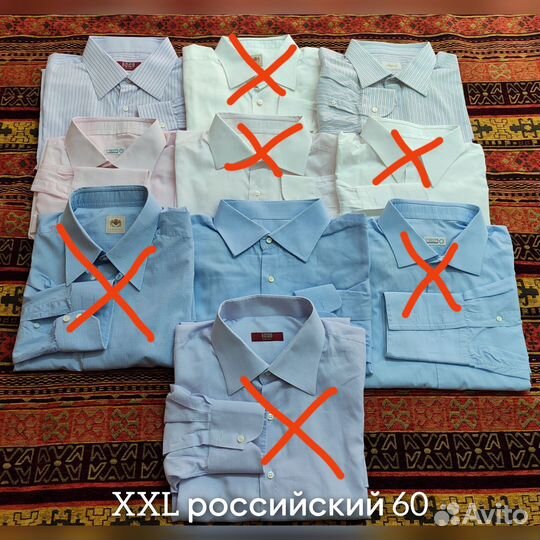 Рубашка zilli, brioni, andrew buck, uomo 60/62/64