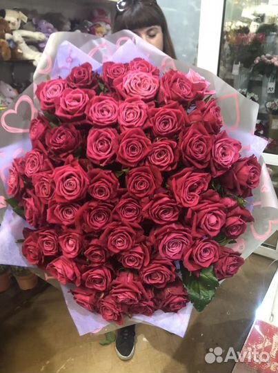 Букет из 51 розы
