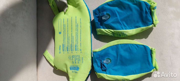 Нарукавники для плавания и пояс