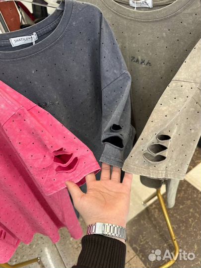 Футболка с надписью zara