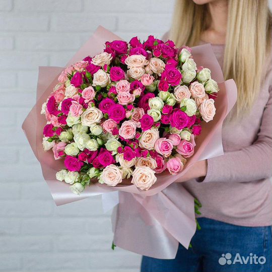 Купить розы с доставкой, букет роз