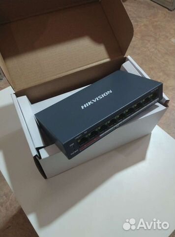 Poe коммутатор hikvision DS-3E0109P-E/M(B) объявление продам