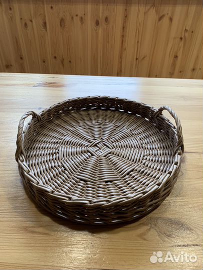 Поднос плетеный ручная работа