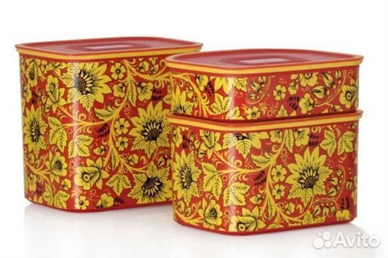 Набор контейнеров Акваконтроль «Хохлома»Tupperware
