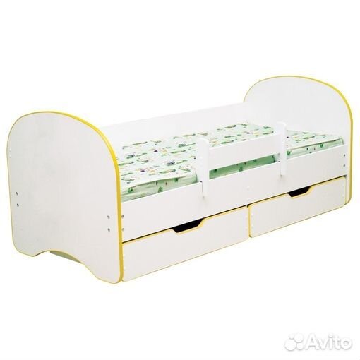 Детская кровать Радуга 160х80 с матрасом