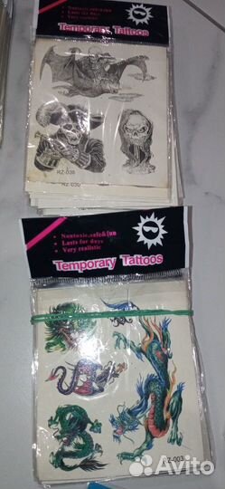 Наклейки,тату