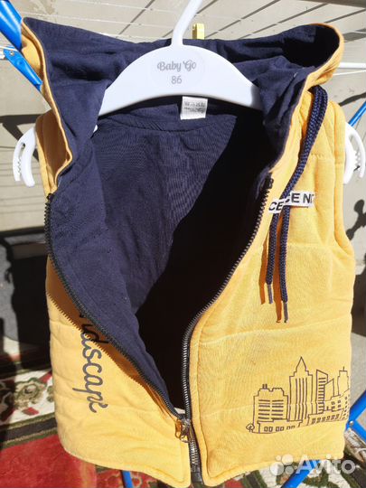 Жилетка для мальчика 86 92