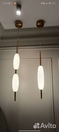 Установка люстры