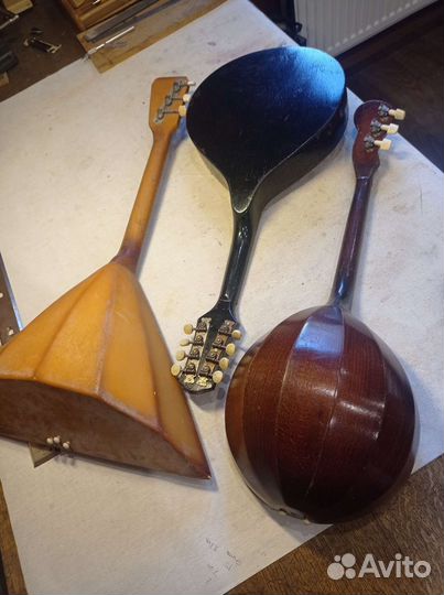 Домра, Мандолина, Балалайка