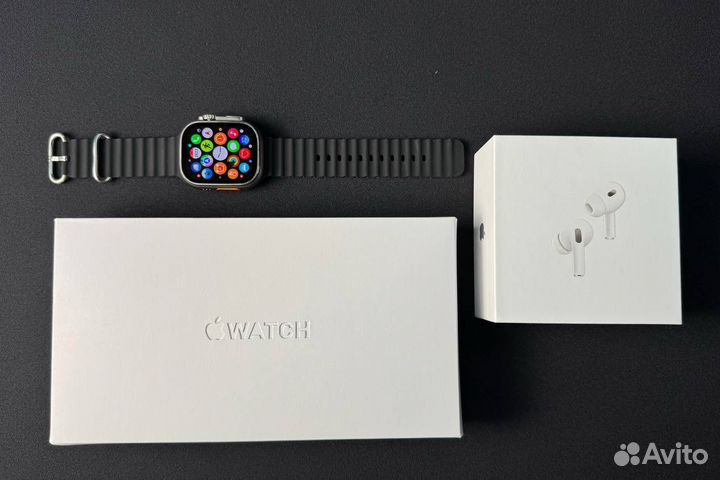 Airpods Pro 2 + Apple watch 9 (Набор)