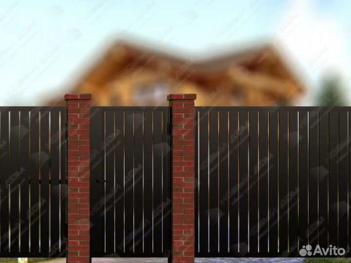 Забор металлический от производителя