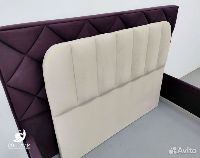 Кровать 140х200 мягкое изголовье новая с гарантией