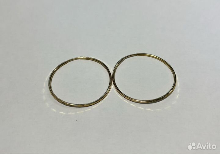 Золотые серьги конго 585