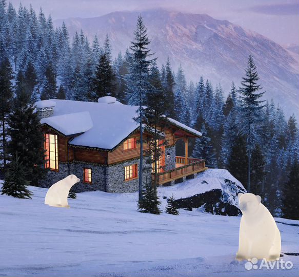 Новогодняя светящаяся фигура