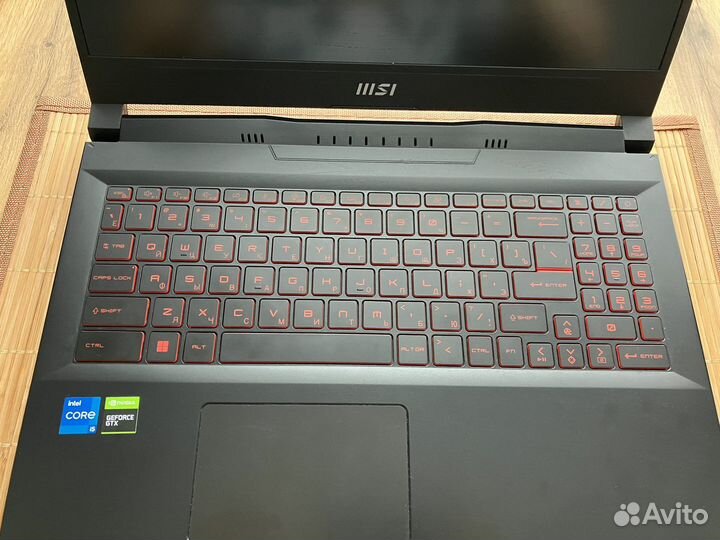 Игровой ноутбук msi katana GF66
