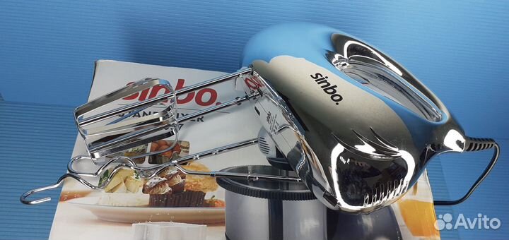 Миксер Стационарный с чашей 1000вт Sinbo 2в1