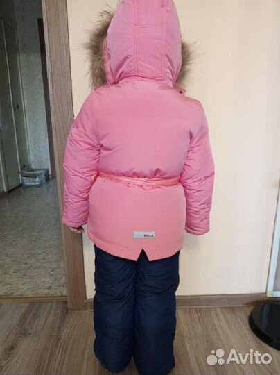 Зимний костюм для девочки 110-116