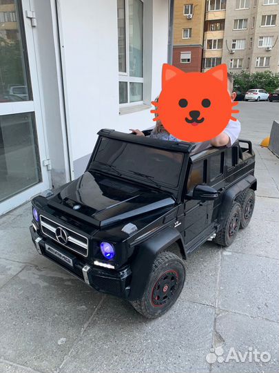 Электромобиль mercedes g63 amg 6x6