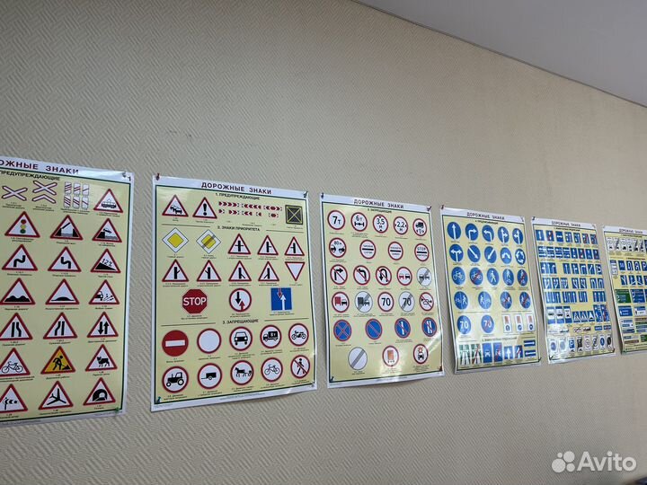 Плакаты дорожные знаки