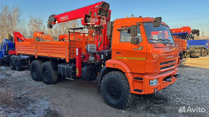 Бортовой грузовик КАМАЗ 43118 с КМУ Horyong, 2024