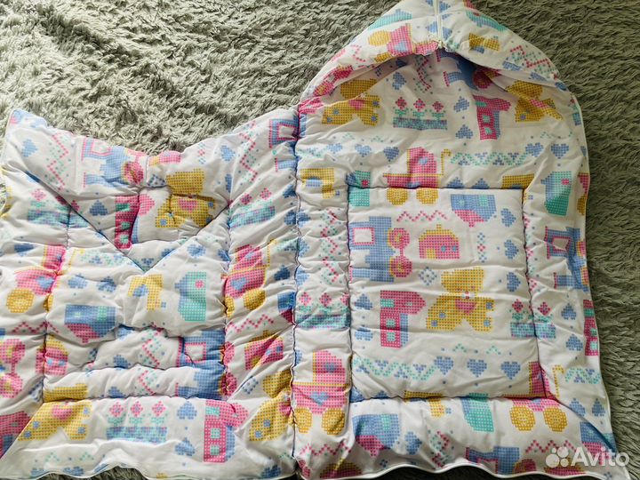 Конверт на выписку и в коляску демисезонный