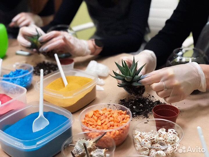 Мастер класс флорариум