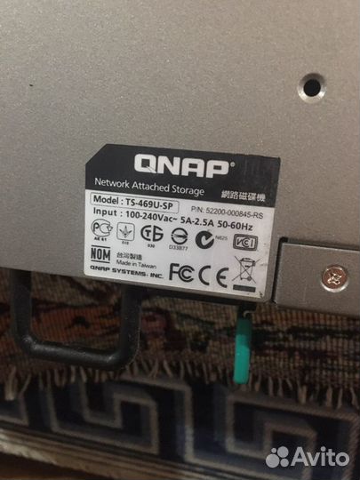 Сетевое хранилице qnap ts-469u-sp