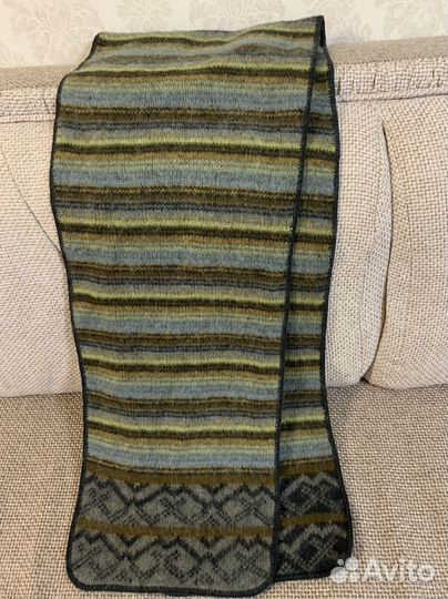 Шапка и шарф женские шерсть исландская