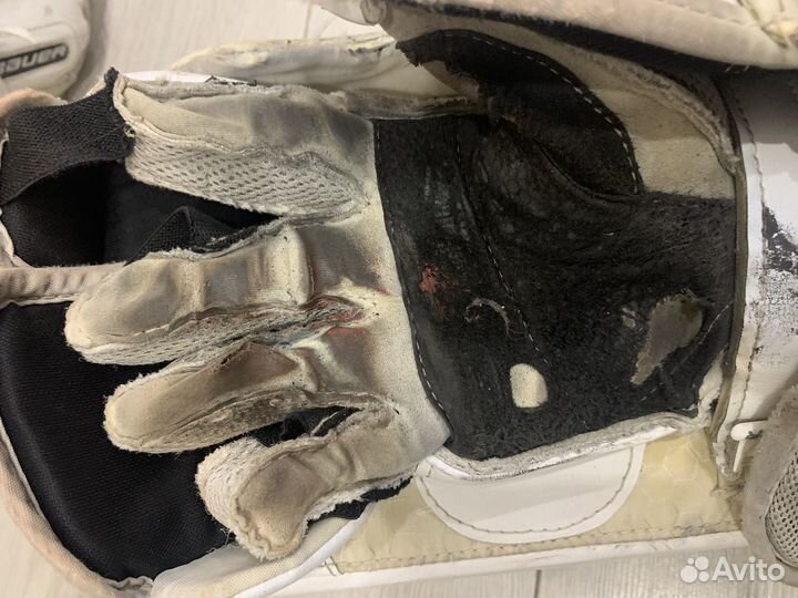 Хоккейные вратарские блин и ловушка