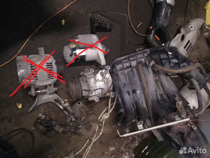 Lifan Solano 2 с 16г навесное на двс компрессор