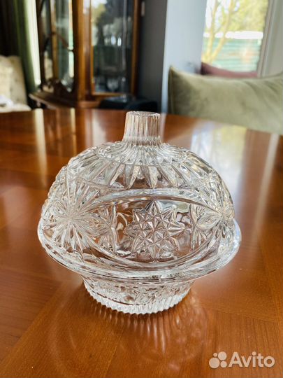 Ваза хрустальная большая СССР