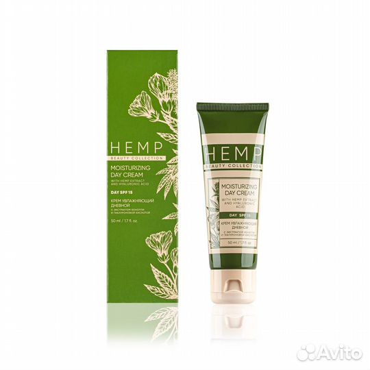 Крем увлажняющий дневной для всех типов кожи hemp