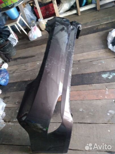 Задний бампер на hyundai solaris 1 рестайлинг