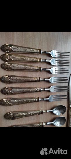Столовые приборы серебро