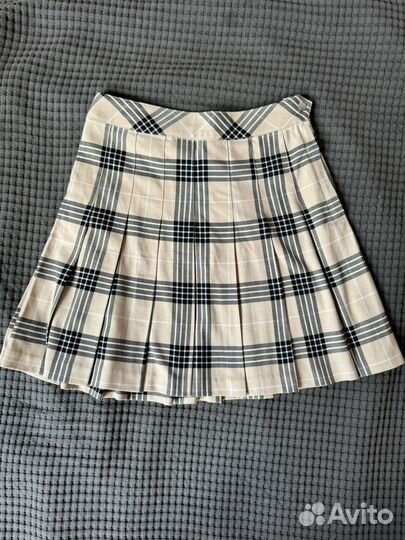 Мини юбка h&m клетчатая