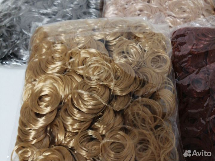 Волосы для кукол 70 гр кудряшки