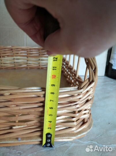 Поднос плетеный из лозы бу