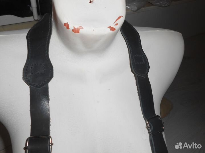 Подтяжки натуральная кожа, ручная работа