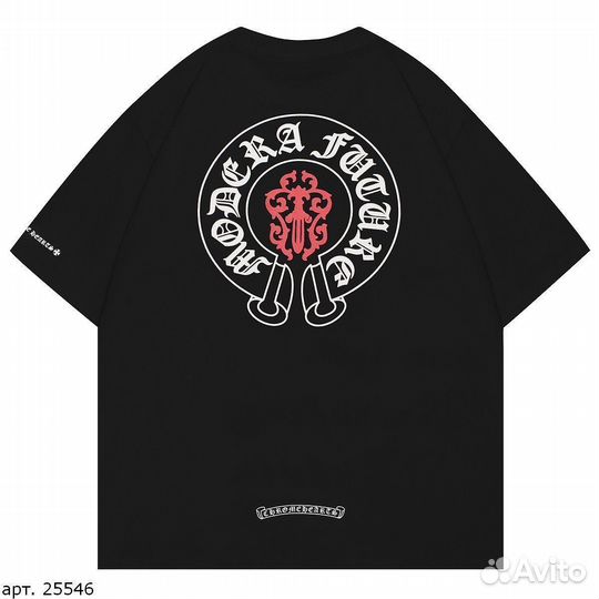 Футболка Chrome Hearts Чёрная