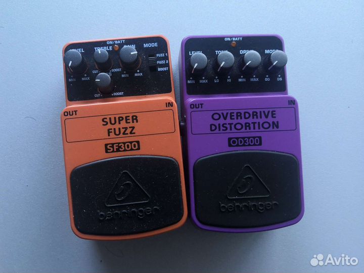 Гитарные педали эффектов behringer