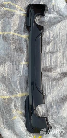 Диффузор на задний бампер BMW X3