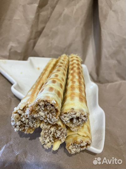 Трубочки со сгущенкой